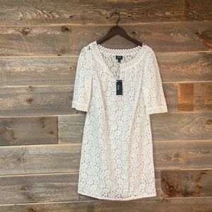 Nicole Miller NWT White Lace Dress Coverup 6